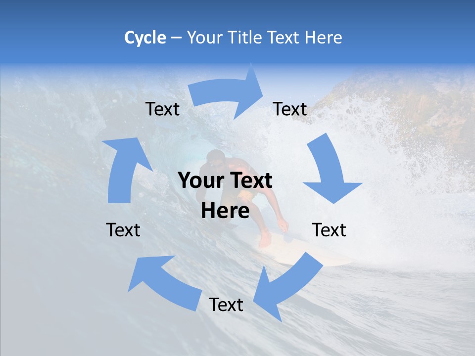 Humor Group Figure PowerPoint Template