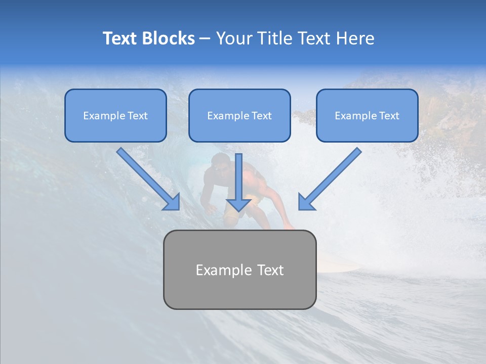 Humor Group Figure PowerPoint Template
