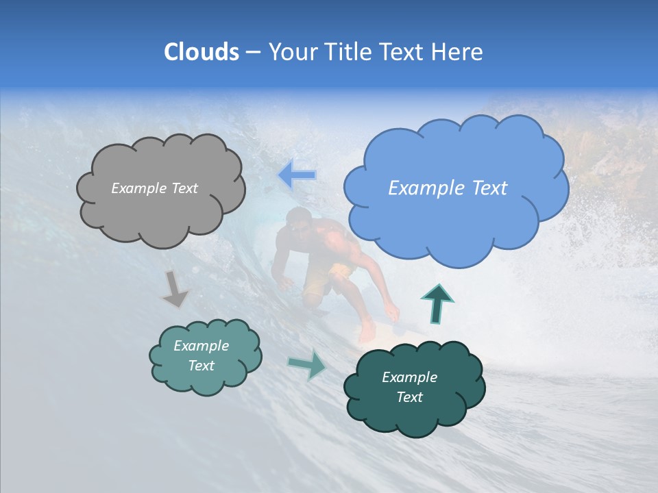 Humor Group Figure PowerPoint Template