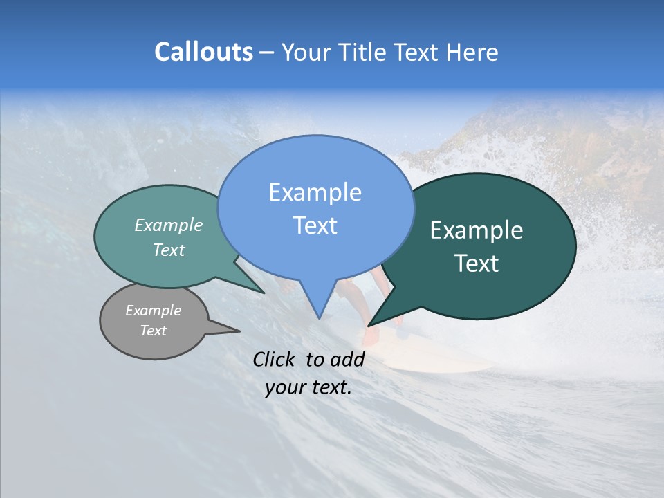 Humor Group Figure PowerPoint Template