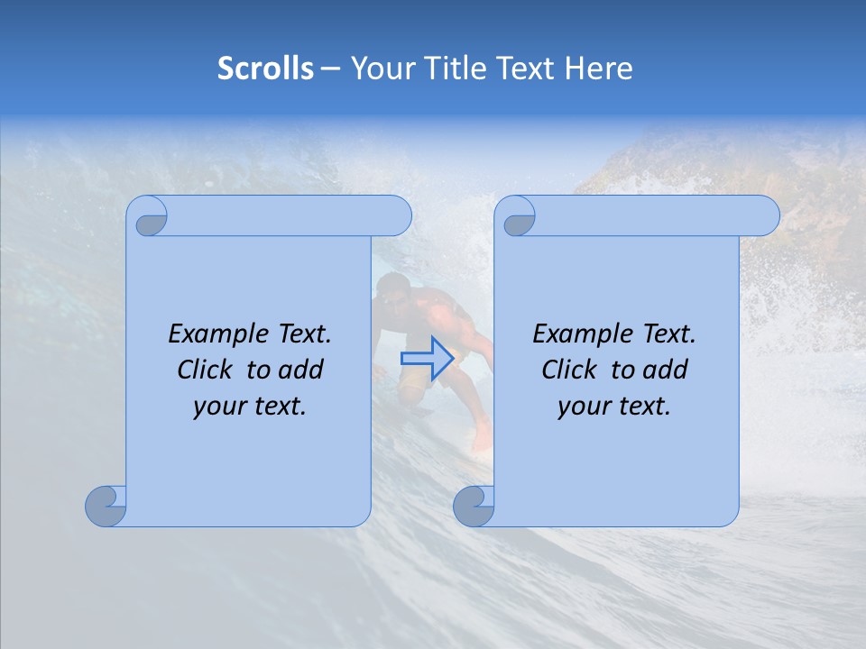 Humor Group Figure PowerPoint Template