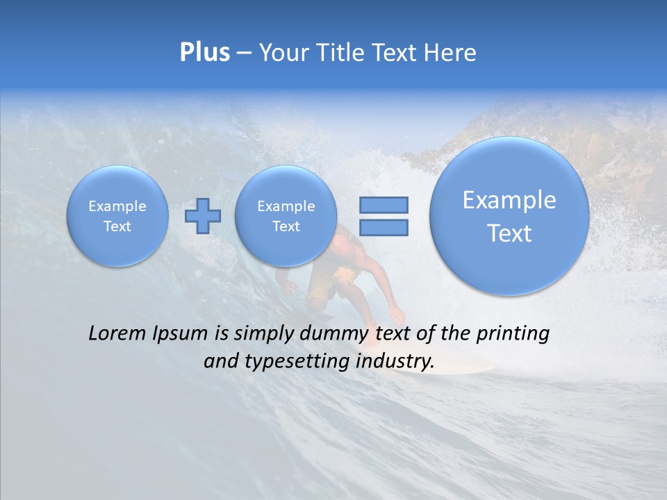 Humor Group Figure PowerPoint Template