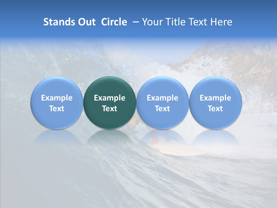 Humor Group Figure PowerPoint Template