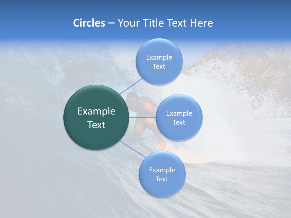 Humor Group Figure PowerPoint Template