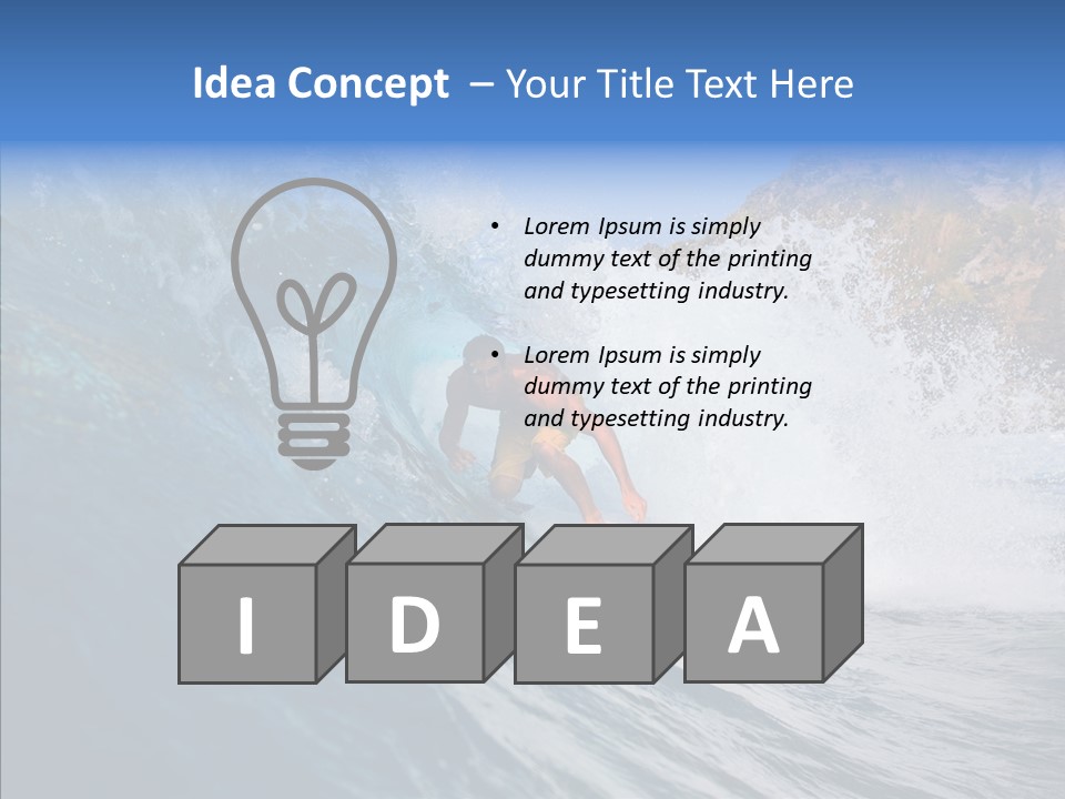 Humor Group Figure PowerPoint Template