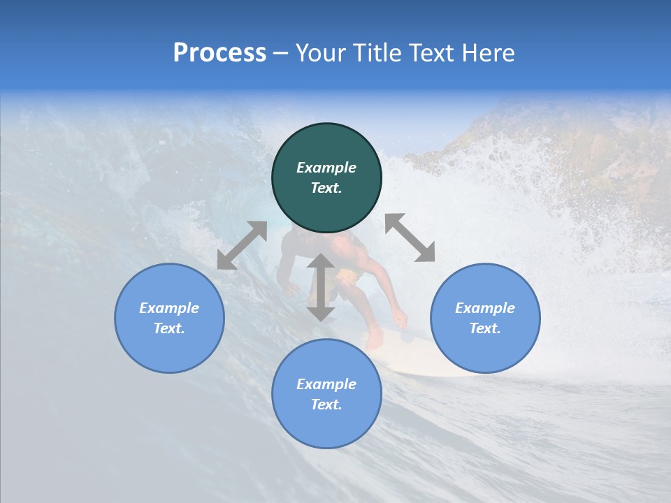 Humor Group Figure PowerPoint Template