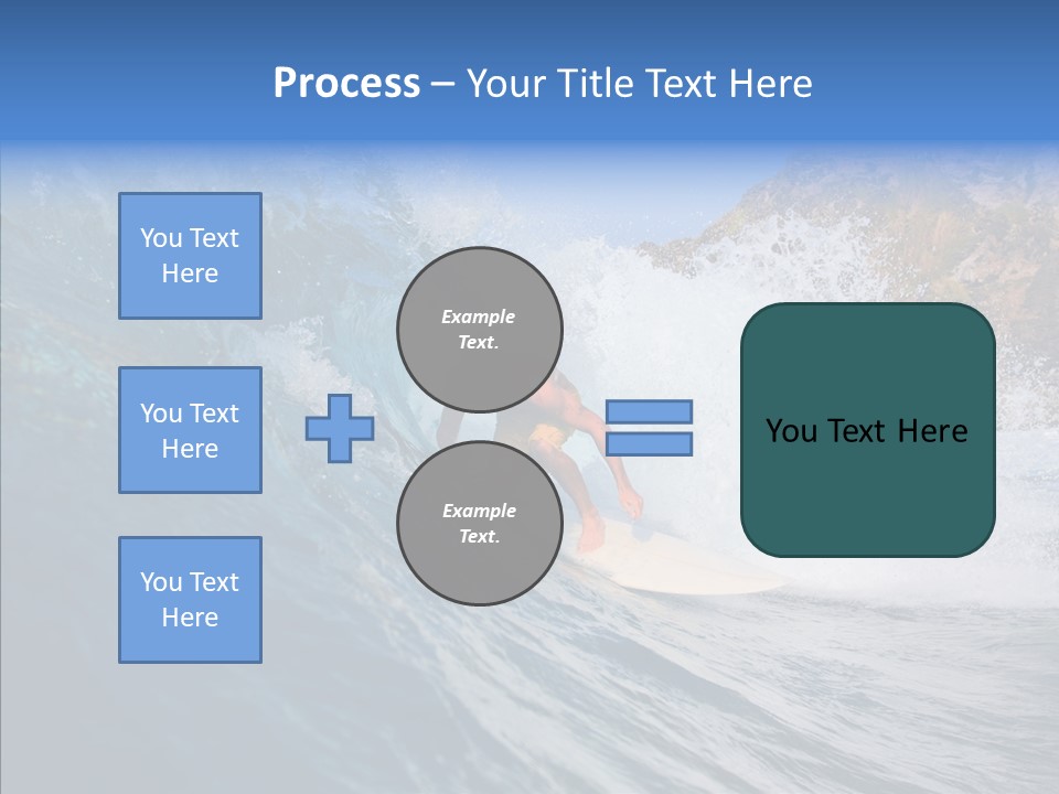 Humor Group Figure PowerPoint Template