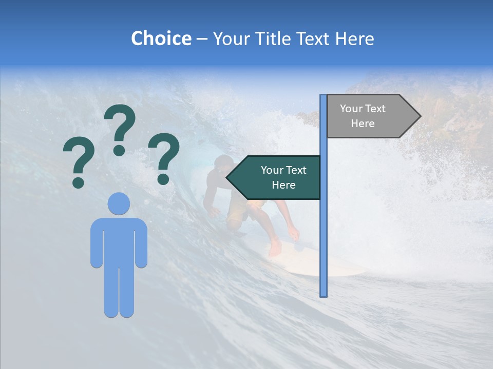 Humor Group Figure PowerPoint Template