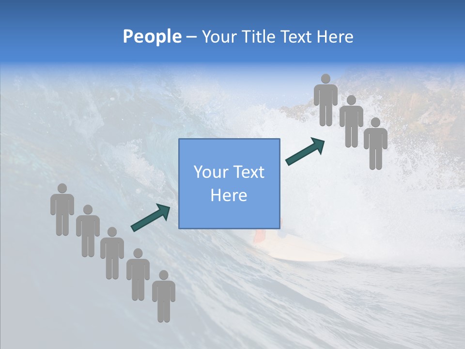 Humor Group Figure PowerPoint Template