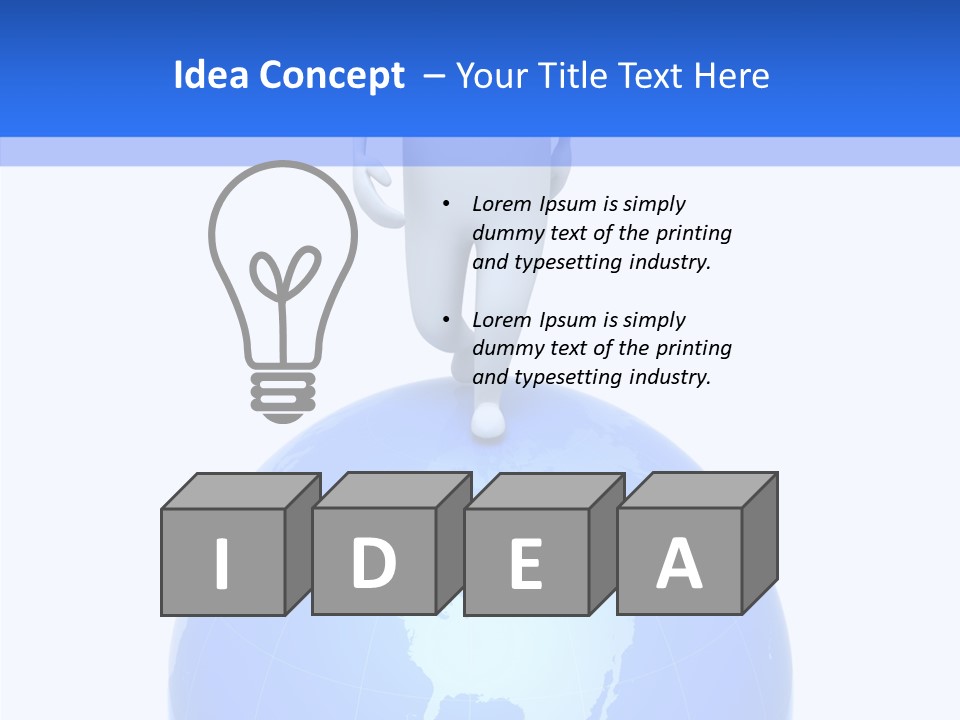Business Success Peace PowerPoint Template