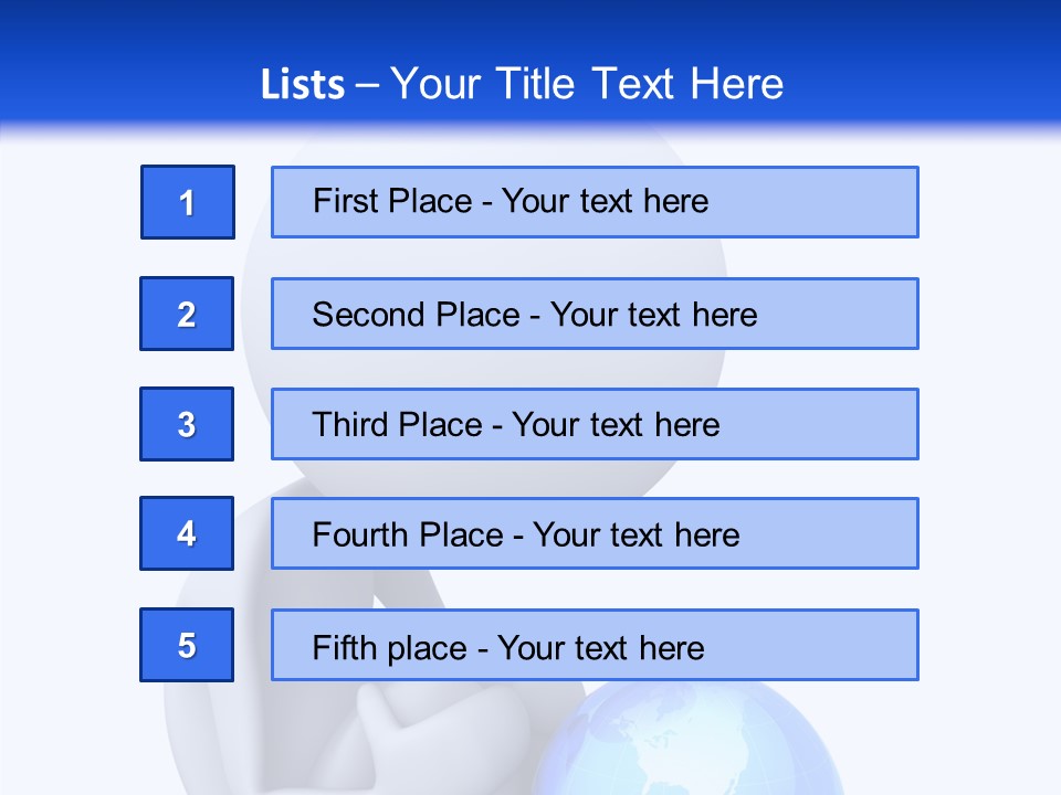 Ocean Sitting One PowerPoint Template