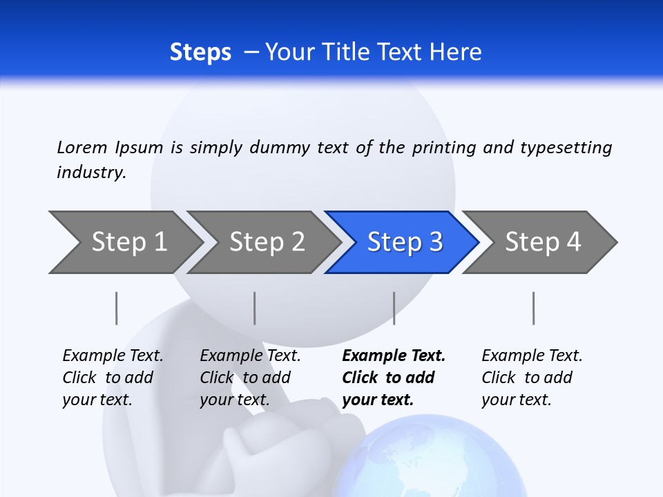 Ocean Sitting One PowerPoint Template