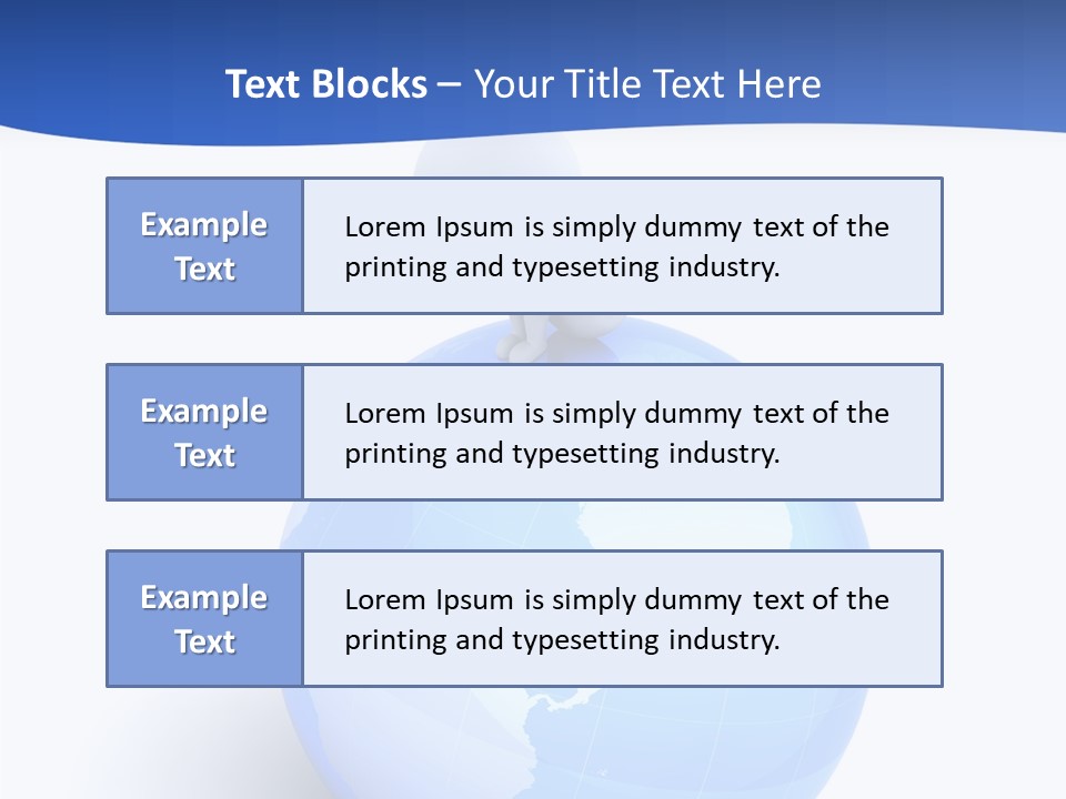 Finance Environmental World PowerPoint Template
