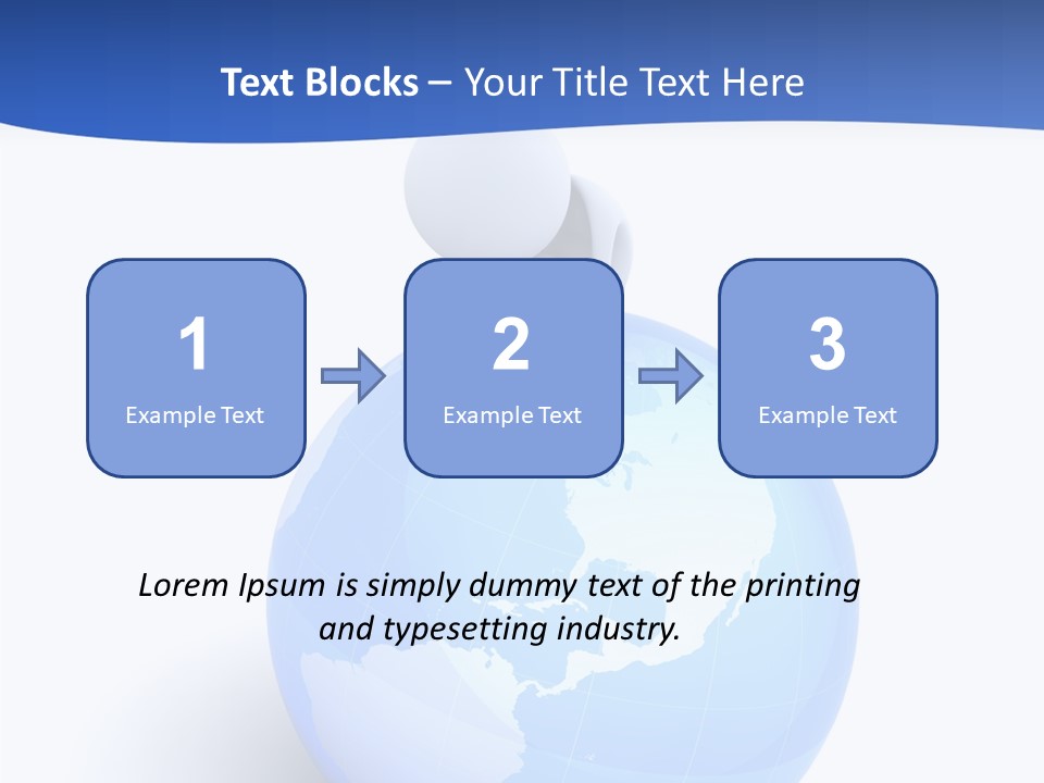 Finance Environmental World PowerPoint Template