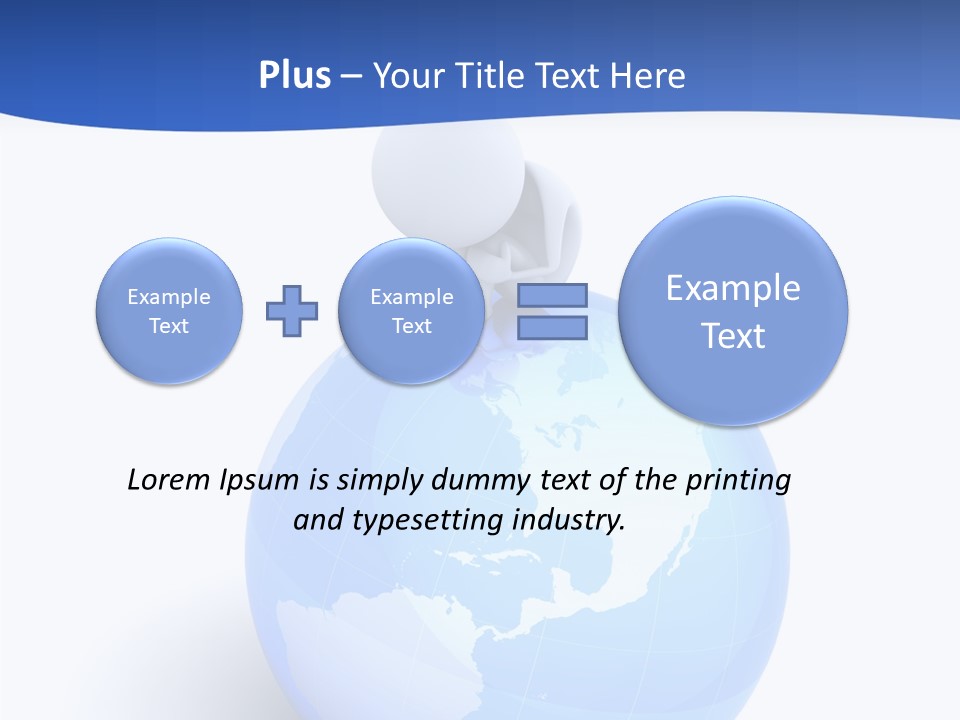 Finance Environmental World PowerPoint Template