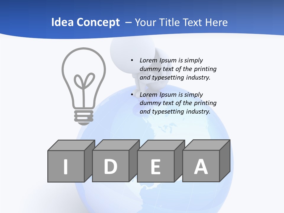 Finance Environmental World PowerPoint Template