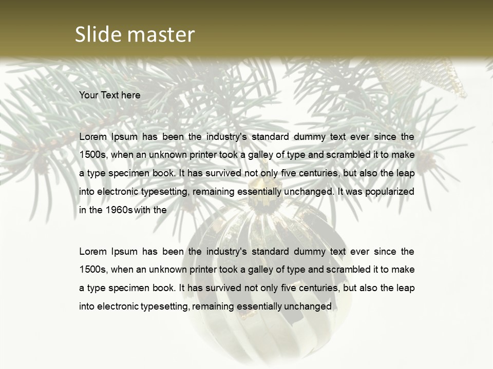 Single Adorn Toy PowerPoint Template