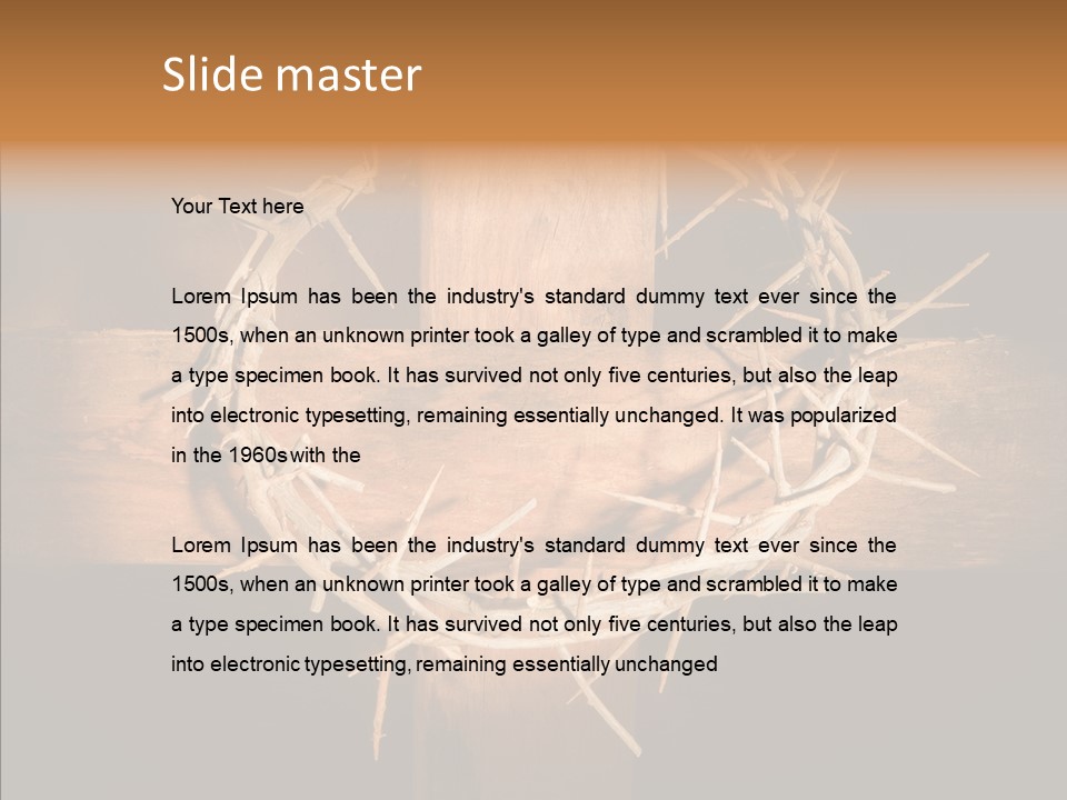 Christ Thorn Christian PowerPoint Template