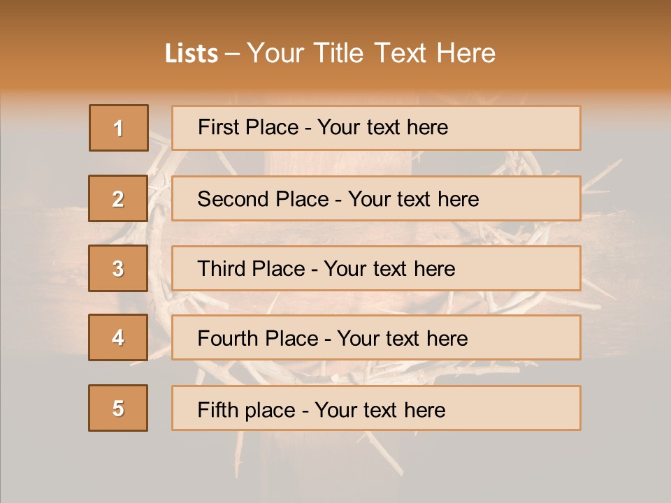Christ Thorn Christian PowerPoint Template