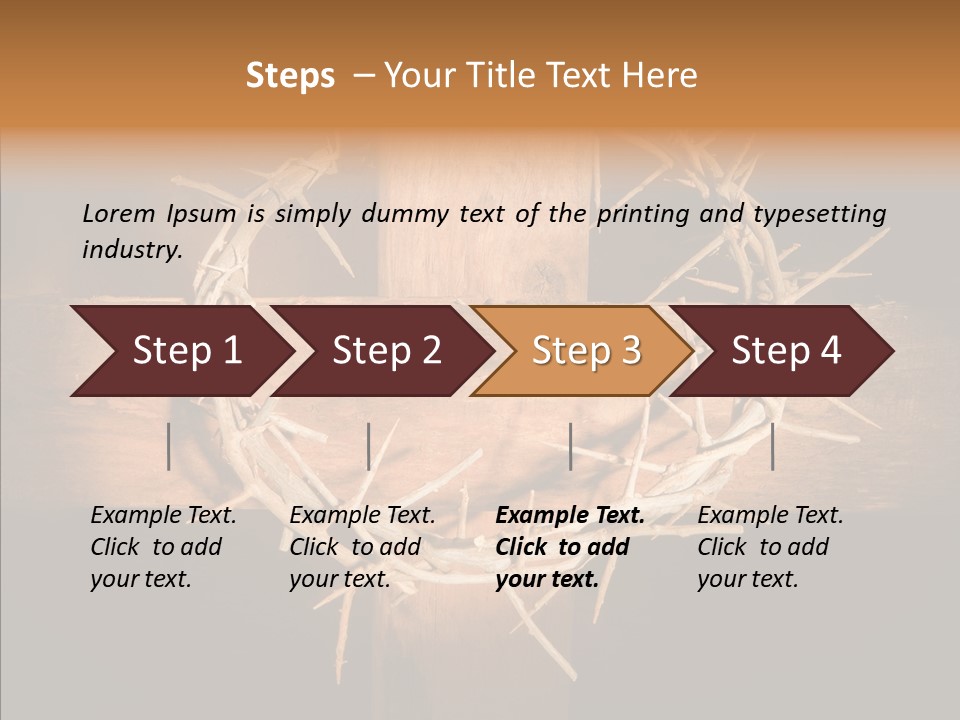 Christ Thorn Christian PowerPoint Template