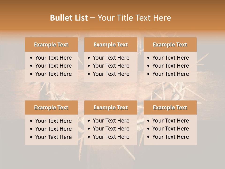 Christ Thorn Christian PowerPoint Template