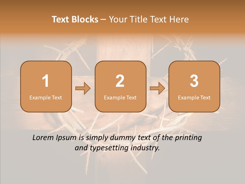 Christ Thorn Christian PowerPoint Template