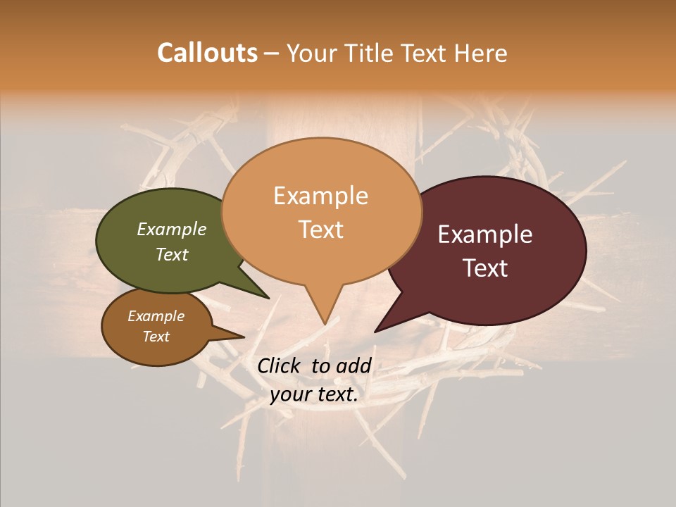 Christ Thorn Christian PowerPoint Template