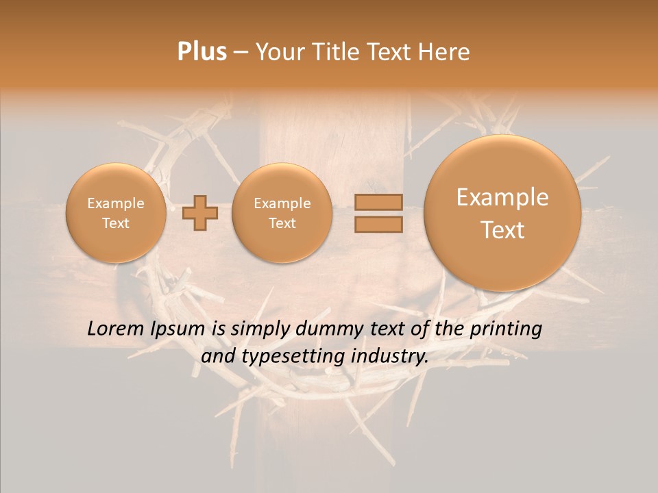 Christ Thorn Christian PowerPoint Template