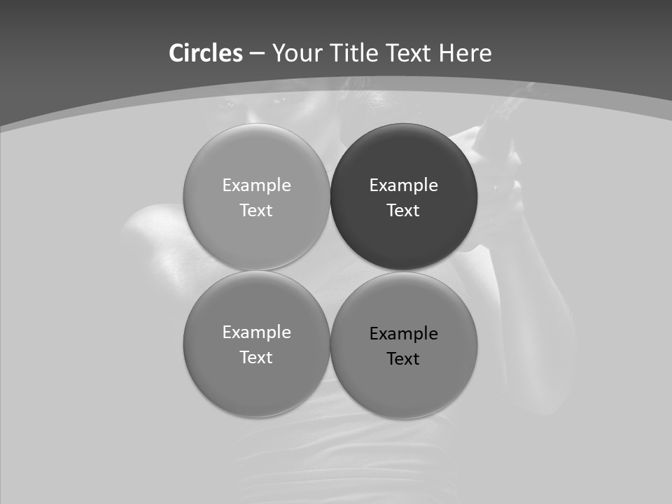 Woman Fitness Swing PowerPoint Template