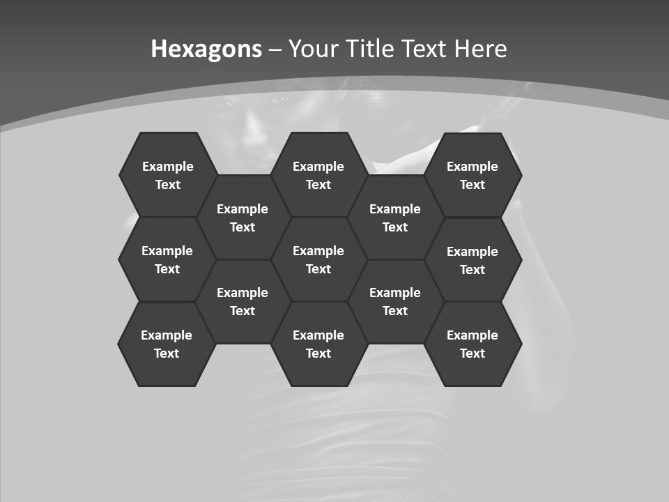 Woman Fitness Swing PowerPoint Template