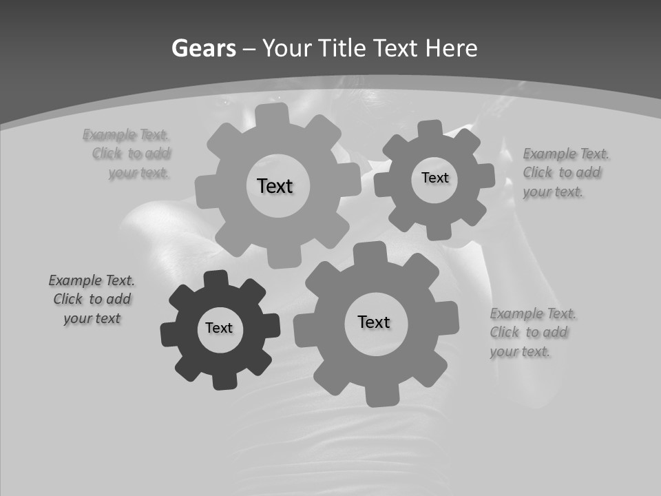 Woman Fitness Swing PowerPoint Template