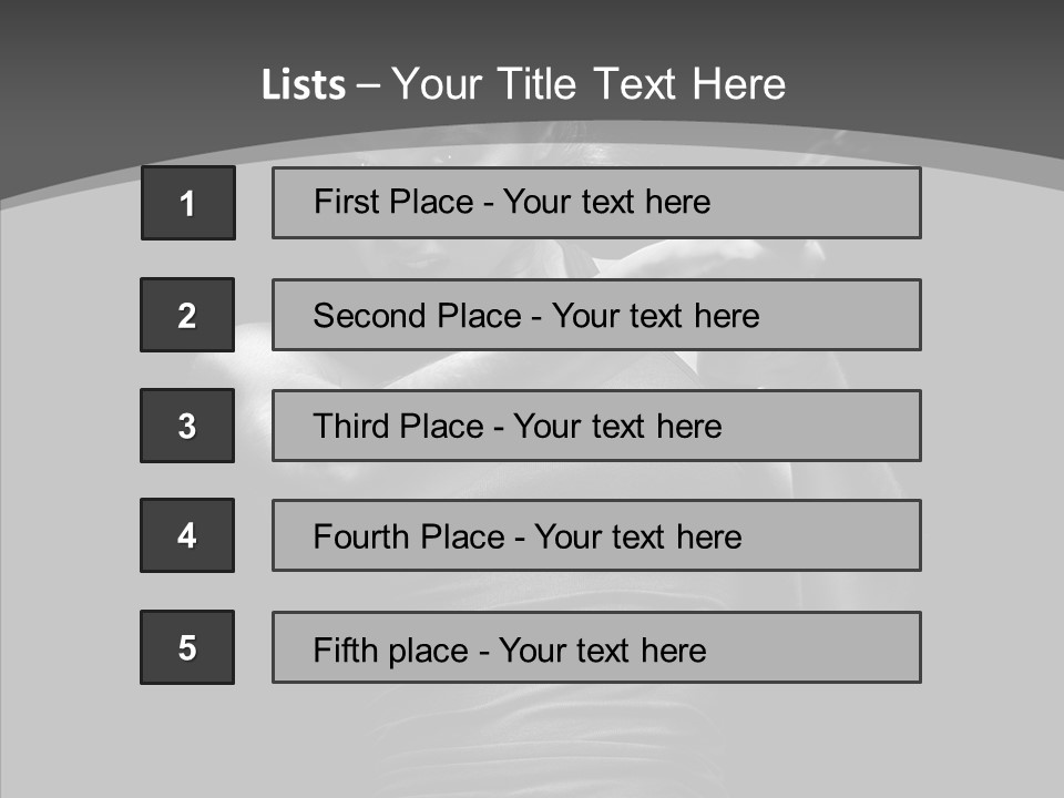 Woman Fitness Swing PowerPoint Template