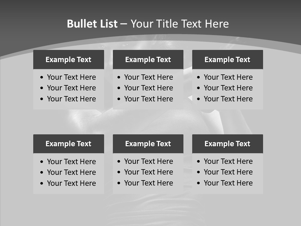 Woman Fitness Swing PowerPoint Template