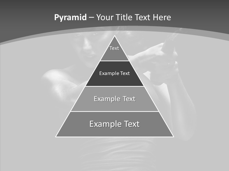 Woman Fitness Swing PowerPoint Template