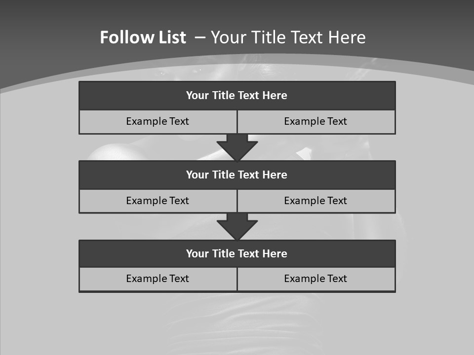 Woman Fitness Swing PowerPoint Template