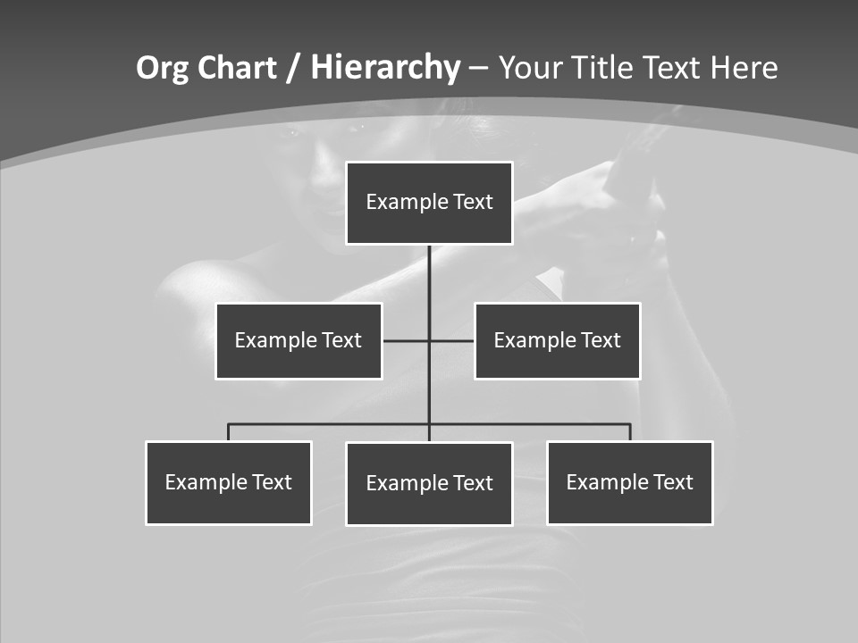 Woman Fitness Swing PowerPoint Template