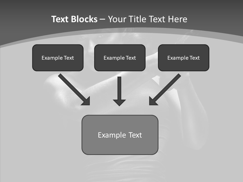 Woman Fitness Swing PowerPoint Template