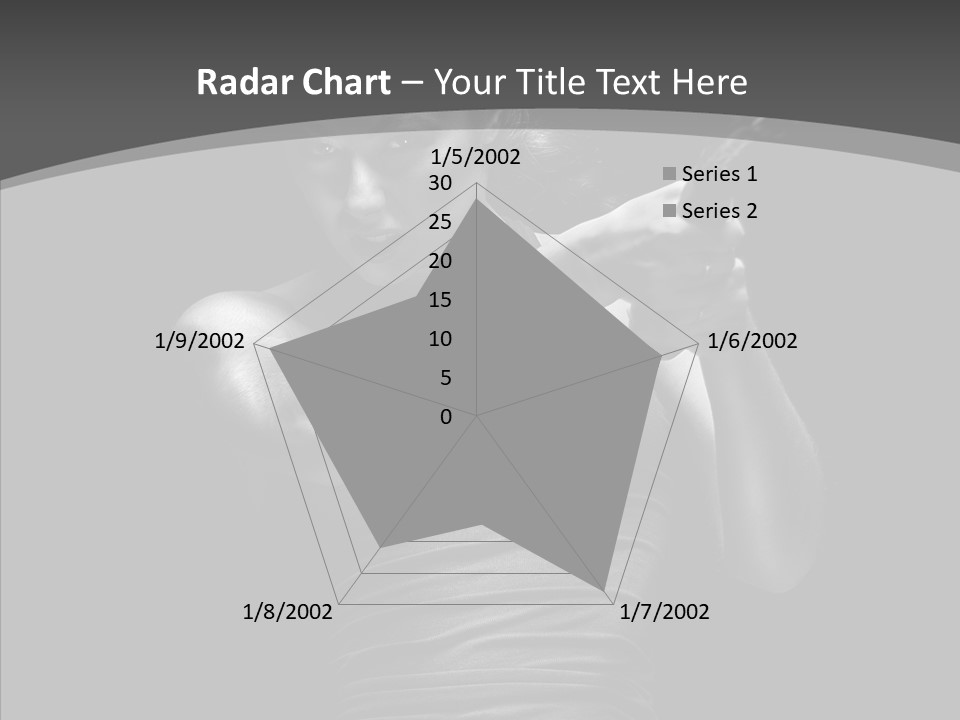 Woman Fitness Swing PowerPoint Template