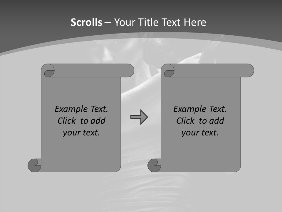 Woman Fitness Swing PowerPoint Template