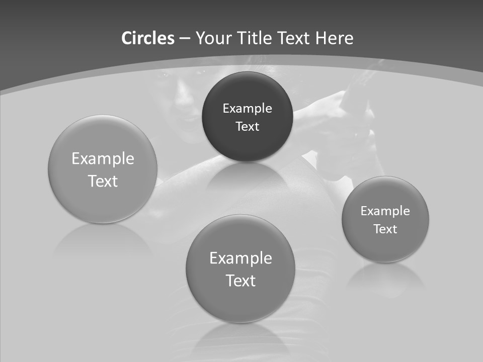 Woman Fitness Swing PowerPoint Template