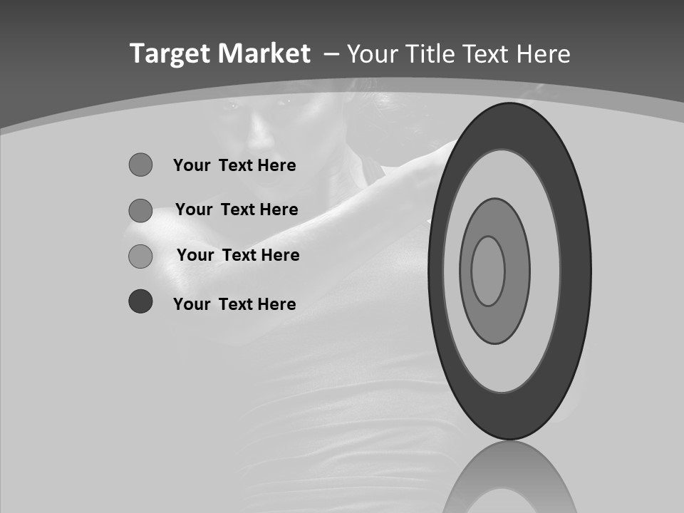 Woman Fitness Swing PowerPoint Template