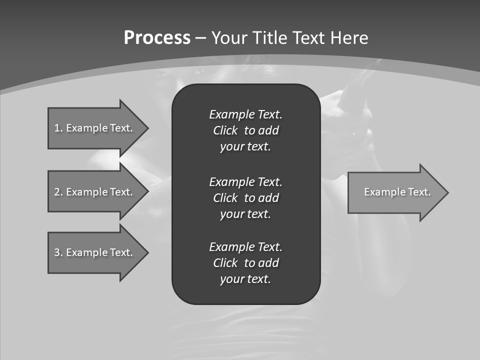 Woman Fitness Swing PowerPoint Template