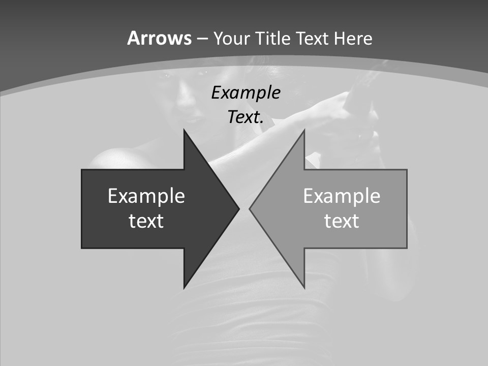 Woman Fitness Swing PowerPoint Template