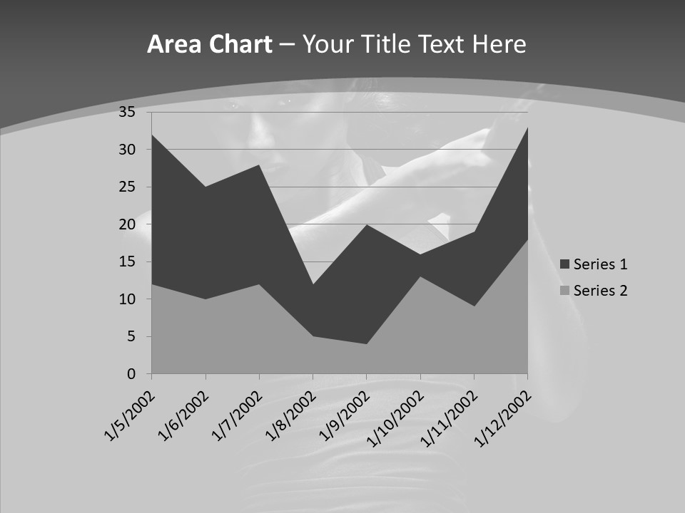 Woman Fitness Swing PowerPoint Template