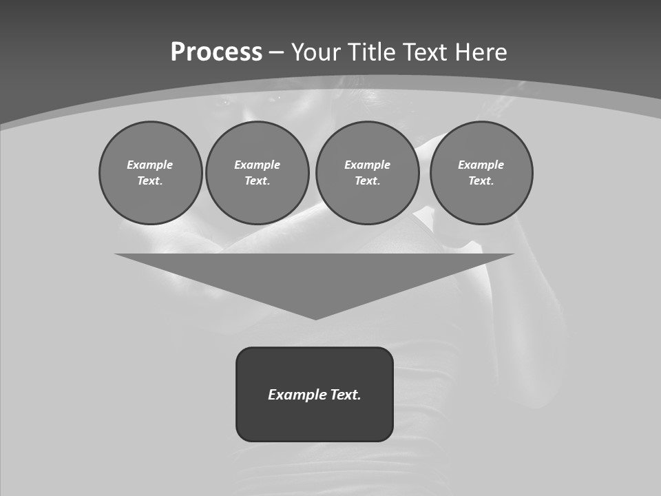 Woman Fitness Swing PowerPoint Template