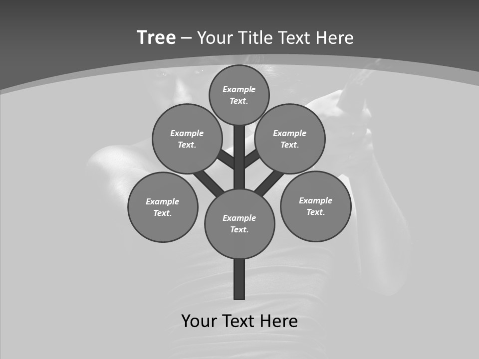 Woman Fitness Swing PowerPoint Template