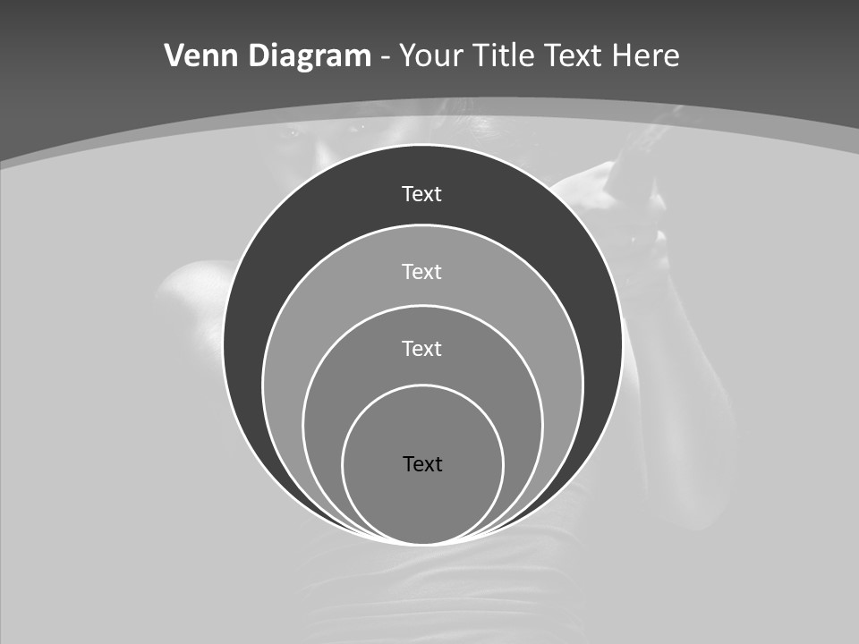 Woman Fitness Swing PowerPoint Template