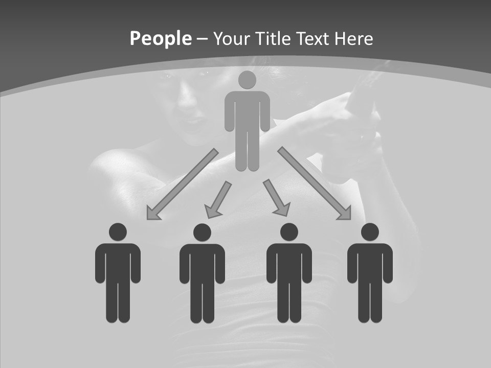 Woman Fitness Swing PowerPoint Template