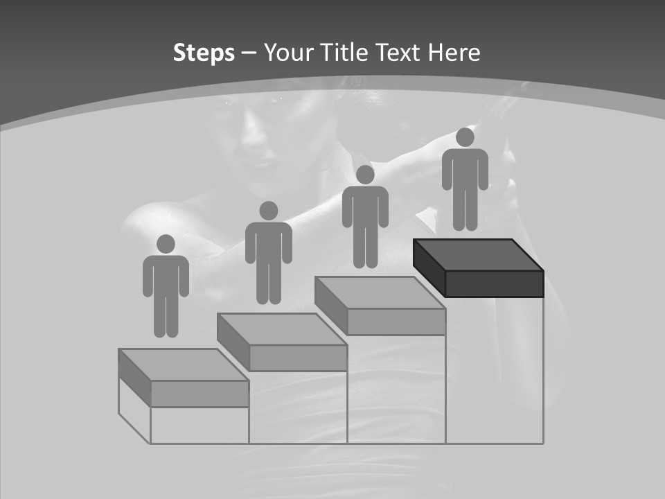 Woman Fitness Swing PowerPoint Template