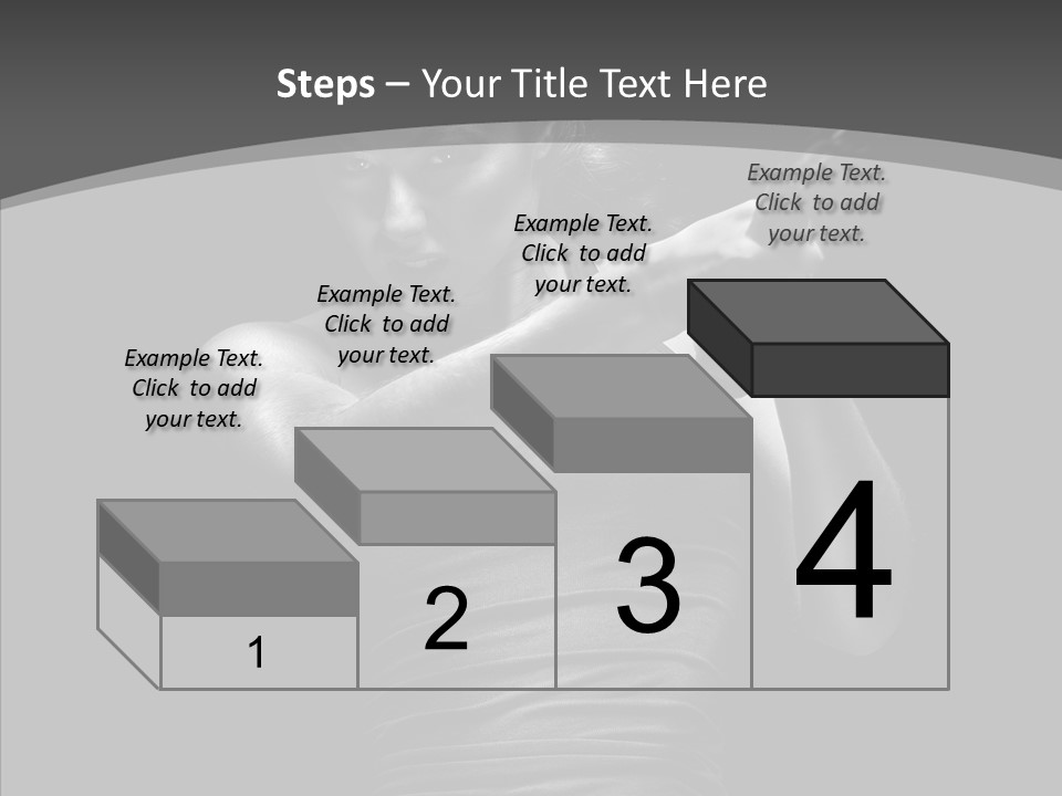 Woman Fitness Swing PowerPoint Template